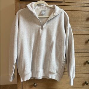 TNA Light Gray Zip-Up